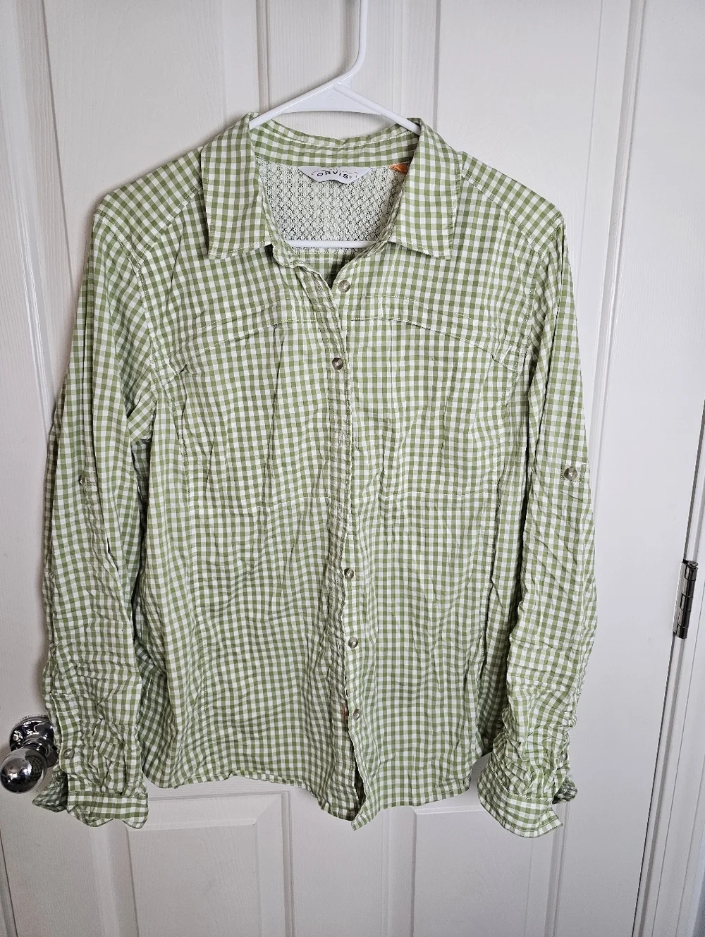 Orvis Women's Open Air/Tradit Plaid Long-Sleeve Shirt Spring Color Bundle Size L - Picture 7 of 12